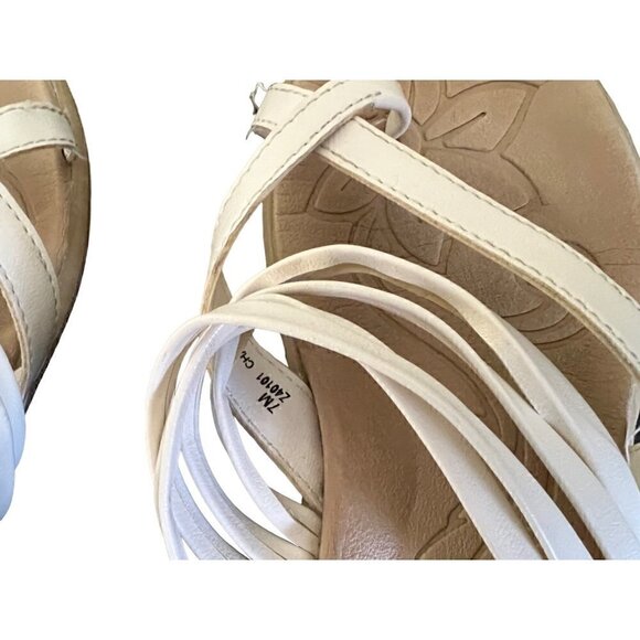 B O C Born Sandals Sz 7M Alisha Shoe White - Picture 4 of 6